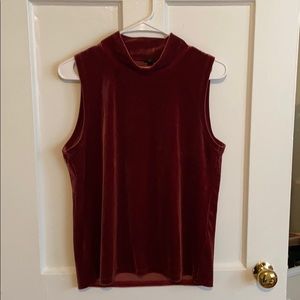 J CREW Velvet Tank Top